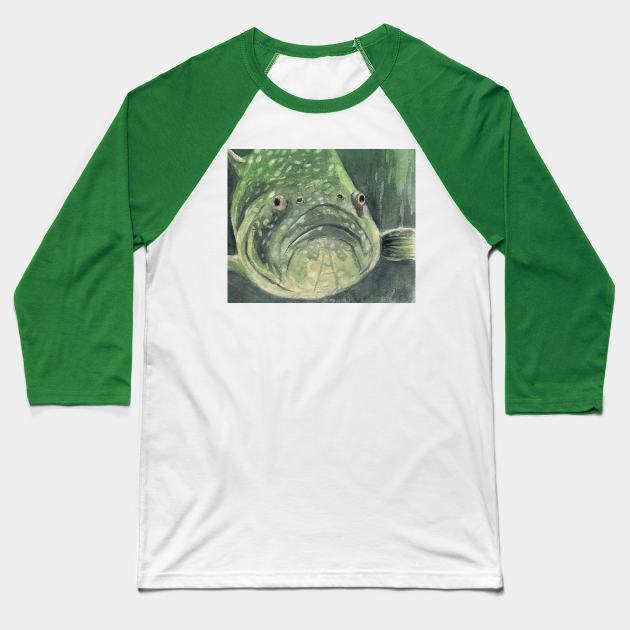 Grouper Baseball T-Shirt by aldersmith